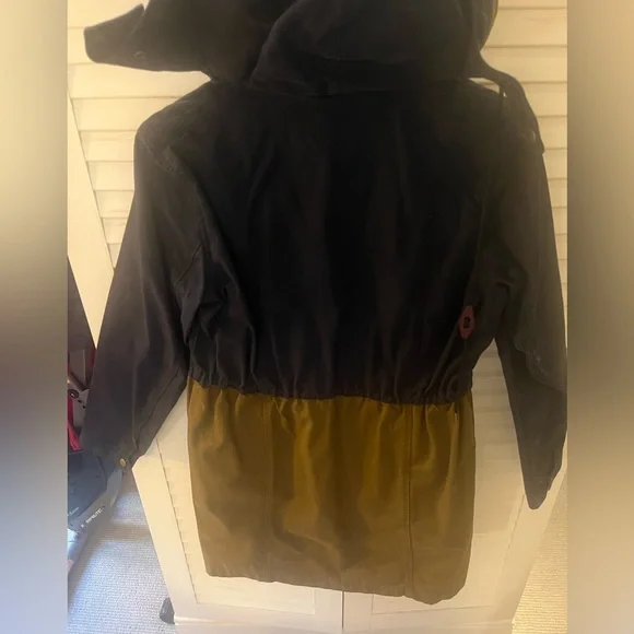 EUC: J.CREW Barn Jacket, Navy + Olive, Size Small (very big; fits like Medium) - Picture 5 of 8